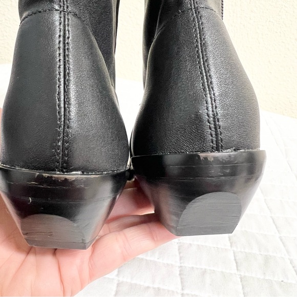 Madewell The Idris Ankle Boot in True Black Leather Size 7 - Picture 11 of 11